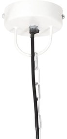 Candeeiro teto industrial redondo 25 W 42 cm E27 branco