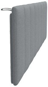 Almofadão de cabeceira 160 cm tecido cinzento-claro