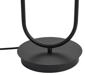 Candeeiro de Mesa Art Deco Preto 2-Luzes - Tuning Art Deco