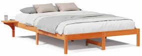 Estrutura de cama com mesas de cabeceira Castanho 140 x 200 cm