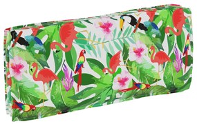 vidaXL Almofada de palete para assento / encosto Floral Multicolor