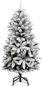 Árvore Natal artificial articulada 150 luzes LED e bolas 120 cm