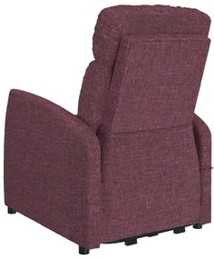 Poltrona elevatória tecido roxo