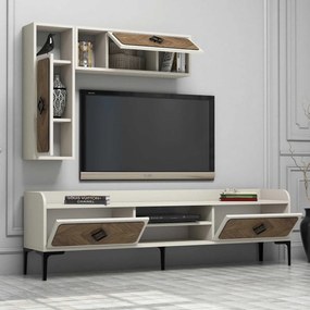 Unidade de TV Samba – Walnut Cream – 180x52x35 cm