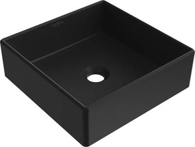 Mexen Goya lavatório de bancada 35 x 35 cm, preto mate - 22183585