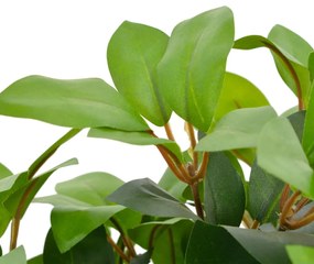 Planta loureiro artificial com vaso 40 cm verde