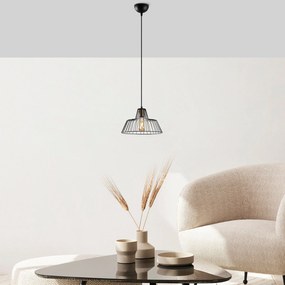 Chandelier Hakcu – Preto Antique – 30 x 30 x 116 cm