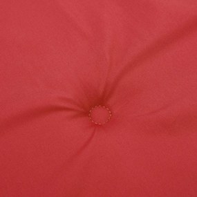 Almofadão p/ banco de jardim 200x50x4 cm tecido vermelho