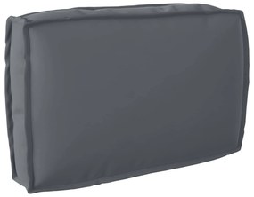 vidaXL Almofada Antracite 60 x 40 x 12 cm Tecido Oxford