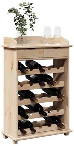 Acessório para Vinho vidaXL 90x60x30 cm Madeira Sólida de Pinho