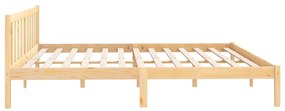 Estrutura de cama super king 180x200 cm pinho maciço