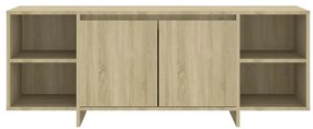 Móvel de TV 130x35x50 cm aglomerado cor carvalho sonoma