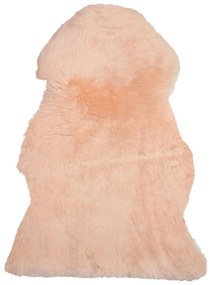 Pele de ovelha rosa claro ULURU Beliani