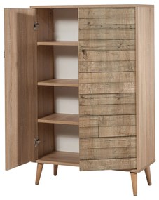 Armário Multiusos Multibox – Carvalho Sonoma – 80x127x36 cm