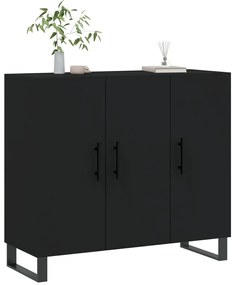 Aparador 90x34x80 cm derivados de madeira preto