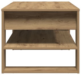 Mesa de centro vidaXL em Carvalho Artesanal 102x55x45 cm em Madeira de