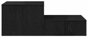 Armário de Armazenamento vidaXL Preto 108x41x40 cm em Madeira Intermed