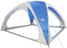 Tenda de festas impermeável azul ciano