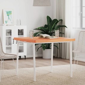 vidaXL Tampo de mesa quadrado 80x80x4 cm madeira de faia maciça