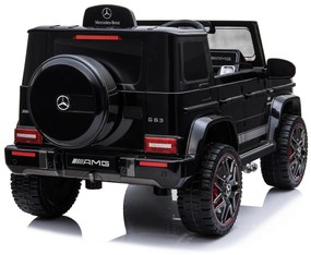 Carro elétrico para Crianças Mercedes G Novo com licença original, bateria, portas que abrem, assento único, motor 2 x, bateria 12 V, controle remoto