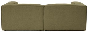 Sofá de 2 Lugares Fora – Verde – 214x66x105 cm