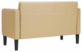 Sofá-luvas 109 cm tecido corduroy verde cinzento