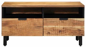 Mesa de Café vidaXL 80x54x40 cm Madeira de Acácia Sólida