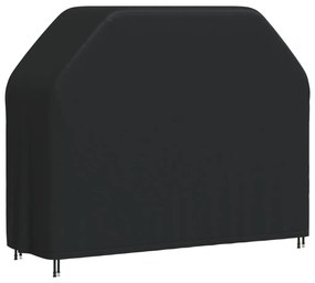 vidaXL Capa para churrasqueira 162x61x122 cm oxford 420D preto