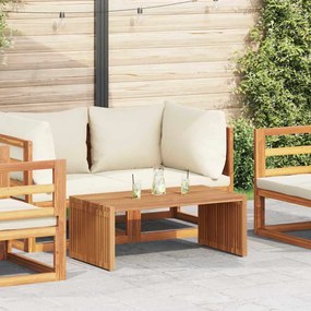 vidaXL Mesa Lateral de Jardim 90x49.7x36 cm Madeira Sólida Teca