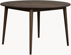 Mesa de jantar redonda extensível em madeira de carvalho Tyler