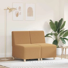 vidaXL Sofá Chiar 2 pcs Bege 55 x 74 x 82 cm Tecido de veludo côtelé