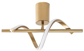 Chandelier Likma – Ouro – 41x16x25 cm