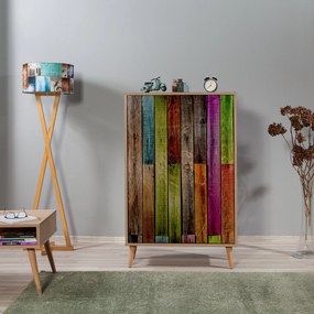 **** Armário Multiuso Multibox – Carvalho Sonoma – 80x127x36 cm

**