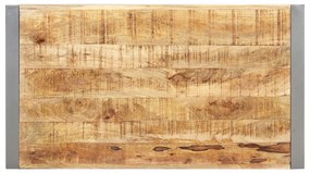 Mesa de centro 110x60x40 cm madeira de mangueira áspera
