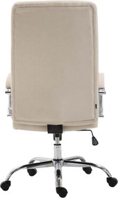 Cadeira de Escritório Valais de tecido Creme