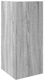 Mesas laterais 2 pcs prateleira 110x50x103 cm cinza sonoma