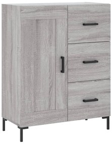 Armário alto 69,5x34x180 cm derivados de madeira sonoma cinza