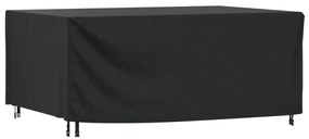 vidaXL Capa p/ mobiliário jardim 225x143x90 cm impermeável 420D preto
