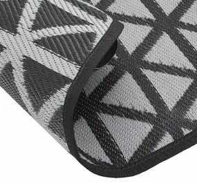 Tapete de exterior Ø160 cm ARAKIL PP preto
