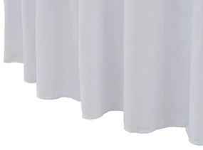 Capa extensível para mesa c/ camilha 2 pcs 150x74 cm branco