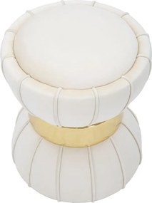 BANCO FLOWER Ø 40X44 CM CREME