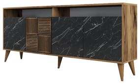 Console Milan – Walnut Black – 180 cm x 78 cm x 35 cm