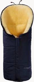 Saco-cama para carrinho e cadeira de bebé em pele de cordeiro Eskimo