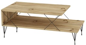 Mesa de Centro Loire – Carvalho – 100 cm x 40 cm x 50 cm
