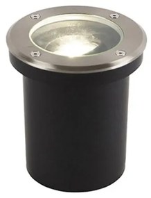 Foco de chão exterior inteligente em aço inoxidável com Wi-Fi GU10 IP65 - Delux