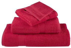 Toalhas premium SOLUND 4 pcs 100x200 cm 600 gsm vermelho