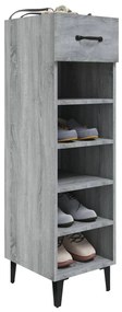 Sapateira 30x35x105 cm derivados de madeira cinzento sonoma