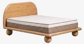 Cama Em Madeira De Manga Bicheno Madeira De Manga & 160 X 200 Cm & 160 X 200 - Benoite - Sklum