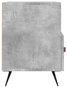 Móvel p/ TV 80x36x50 cm madeira processada cinzento cimento