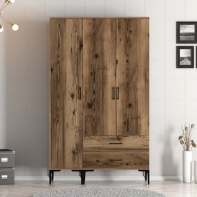 Roupeiro Kumsal ST – Nogueira – 120x47,5x201,4 cm